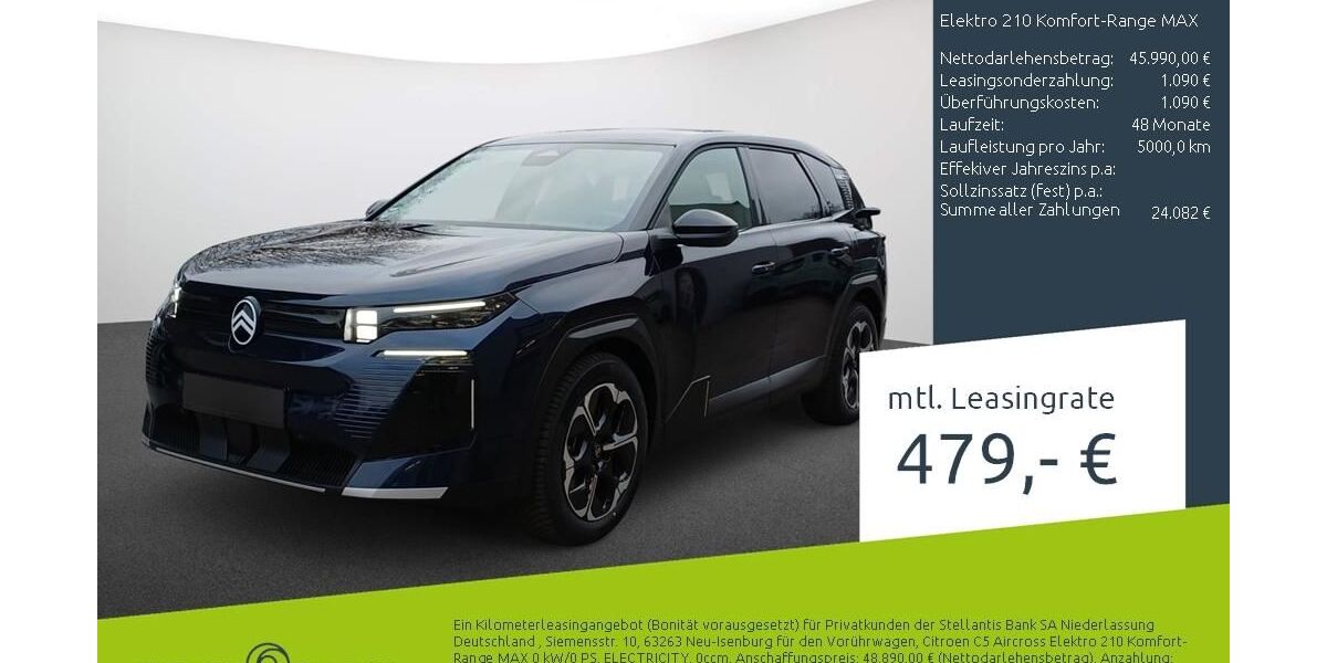 Citroen C5 Aircross 1.500 km 46.740 &euro; Borken 46325