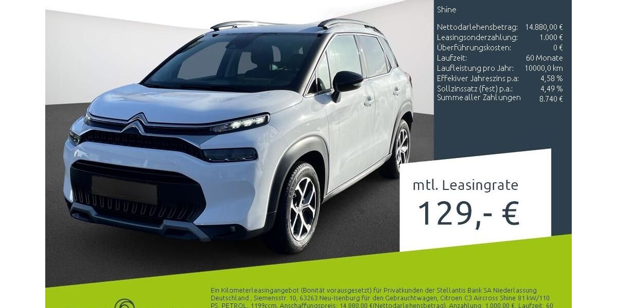 Citroen C3 Aircross 11.953 km 14.280 &euro; Borken 46325
