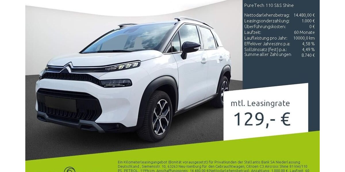 Citroen C3 Aircross 25.357 km 14.999 &euro; Borken 46325