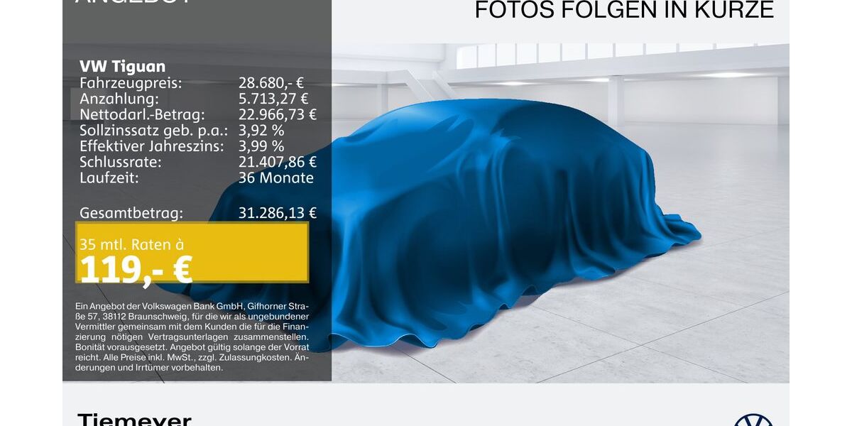 VW Tiguan 65.383 km 28.380 &euro; Gelsenkirchen 45894