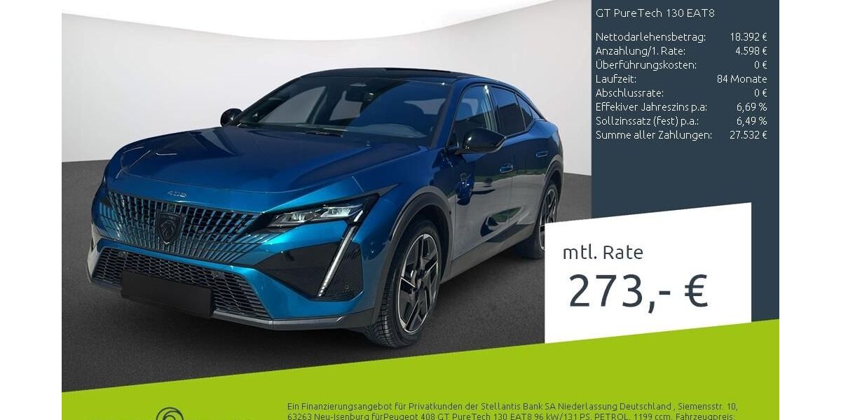 Peugeot 408 50.515 km 22.990 &euro; Dülmen 48249