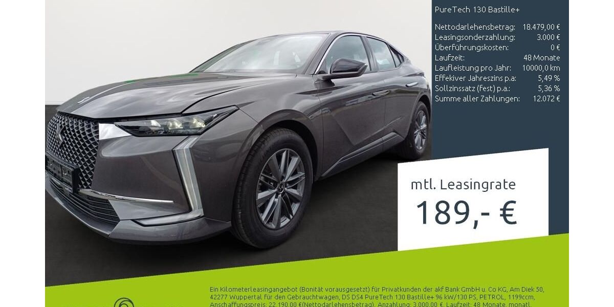 DS Automobiles DS4 19.580 km 17.849 &euro; Borken 46325