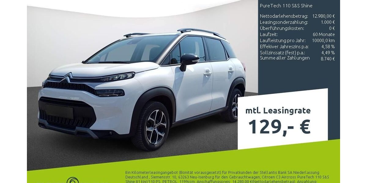 Citroen C3 Aircross 19.523 km 12.399 &euro; Borken 46325