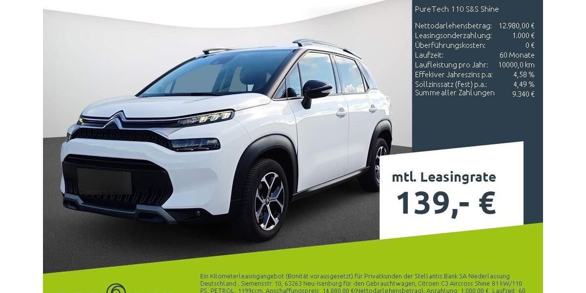 Citroen C3 Aircross 20.480 km 13.488 &euro; Borken 46325