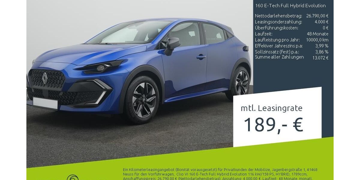 Renault Clio 2.847 km 26.790 &euro; Borken 46325