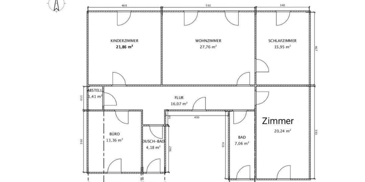 Etagenwohnung Essen Stadtbezirk III - 5 Zimmer, 134 m&sup2;, 1.480&euro; | Angebot:25933982