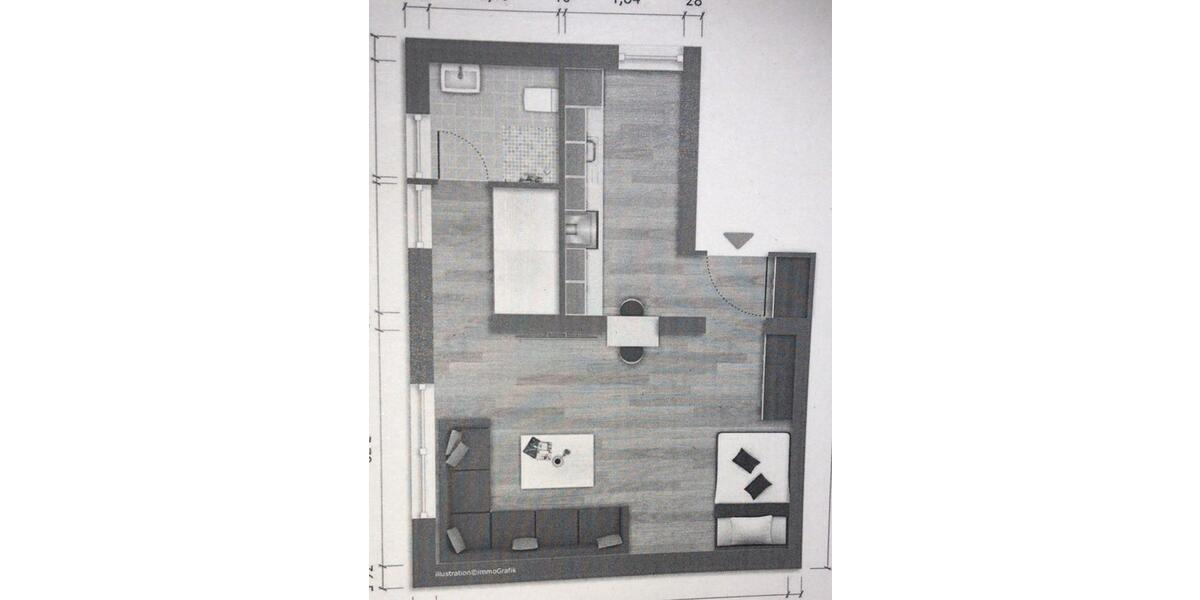 Etagenwohnung Mülheim an der Ruhr Broich - 1 Zimmer, 39 m&sup2;, 108.000&euro; | Angebot:25841469