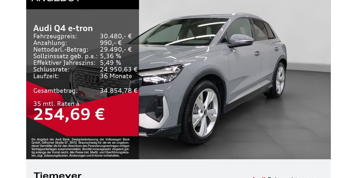 Audi Q4 e-tron 39.712 km 30.480 &euro; Bochum 44809