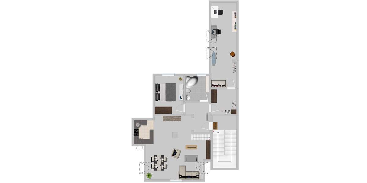Etagenwohnung Essen Rüttenscheid - 4 Zimmer, 80 m&sup2;, 185.000&euro; | Angebot:25696413