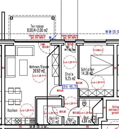 Erdgeschoßwohnung Datteln - 3 Zimmer, 86 m&sup2;, 586&euro; | Angebot:26278518