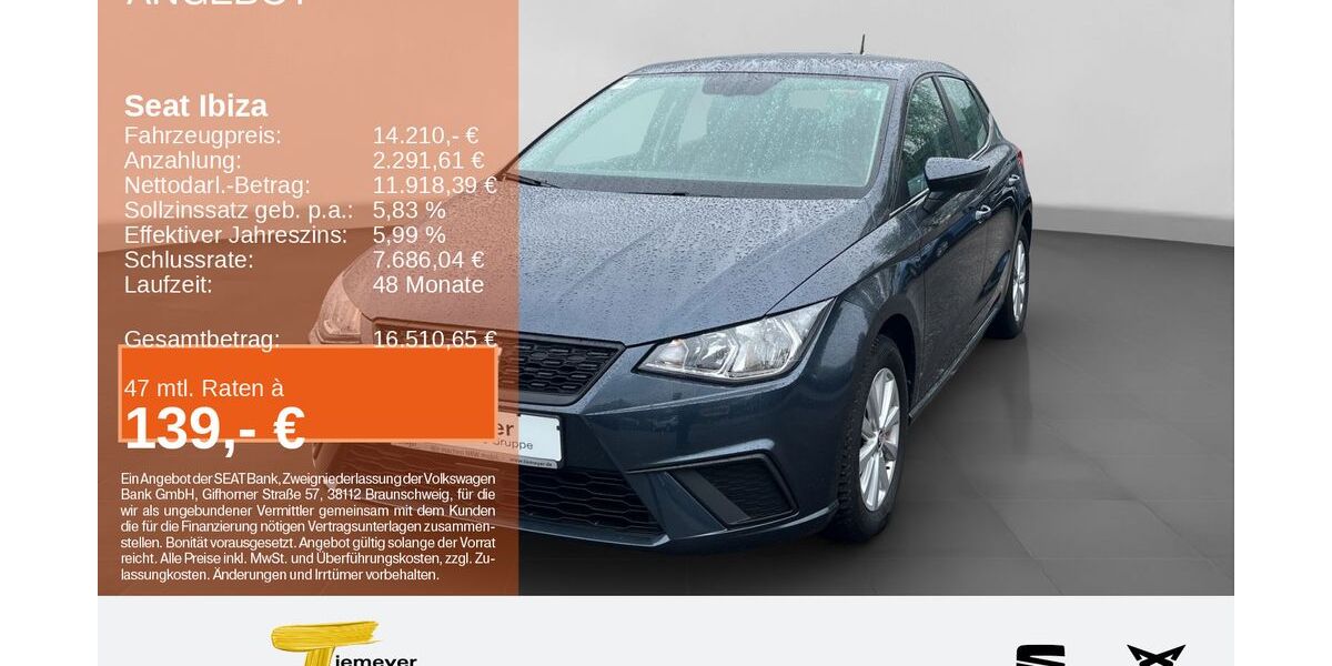 Seat Ibiza 40.030 km 14.210 &euro; Gelsenkirchen OT Beckhausen 45899