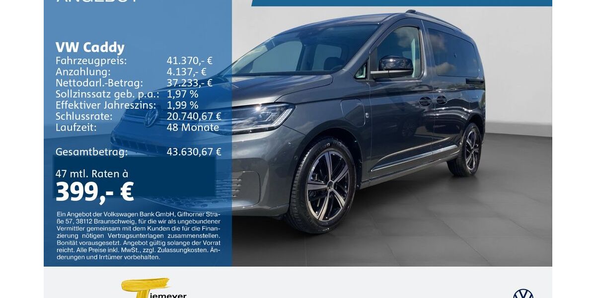 VW Caddy 6.776 km 41.370 &euro; Bochum 44892