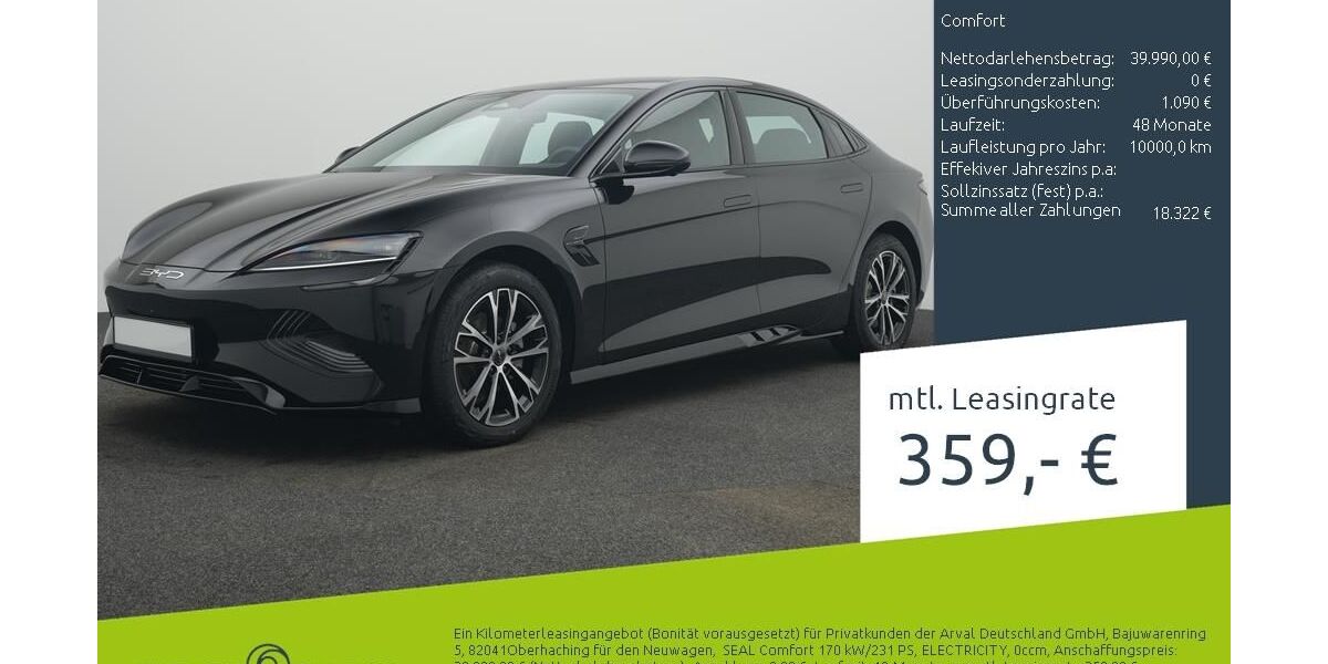 BYD SEAL 1.700 km 38.800 &euro; Borken 46325