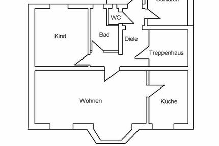 Wohnung Oberhausen - 3 Zimmer, 100 m&sup2;, 1.350&euro; | Angebot:26254950