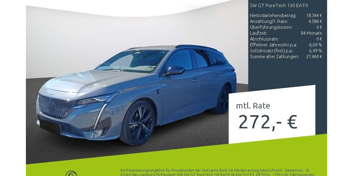 Peugeot 308 26.191 km 22.589 &euro; Dülmen 48249