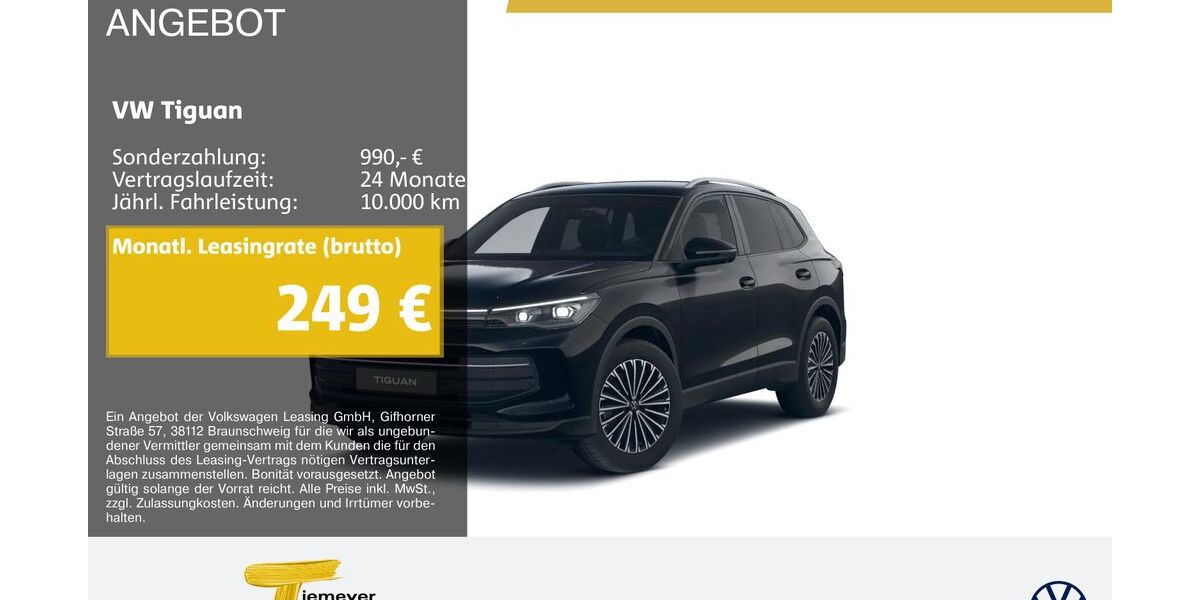 VW Tiguan 26.561 km 34.990 &euro; Dorsten 46282