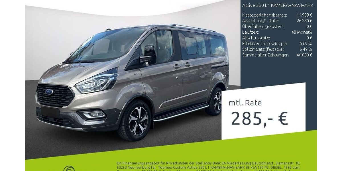 Ford Tourneo Custom 55.000 km 34.899 &euro; Borken 46325