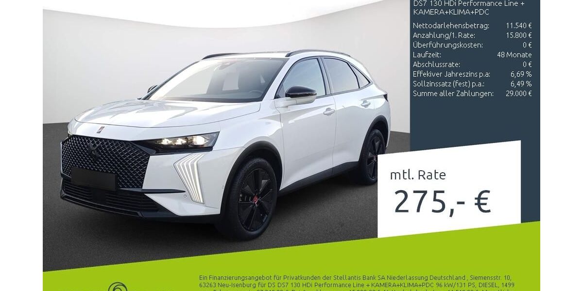DS Automobiles DS7 (Crossback) 22.059 km 27.340 &euro; Borken 46325
