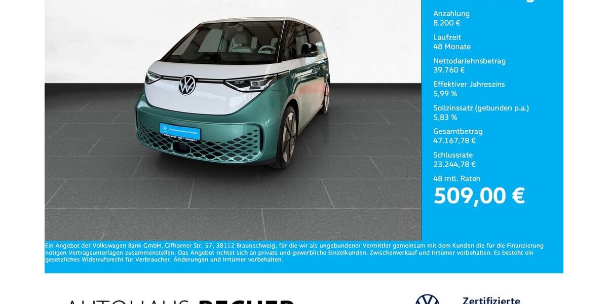 VW ID. Buzz 41.231 km 47.960 &euro; Wesel 46485
