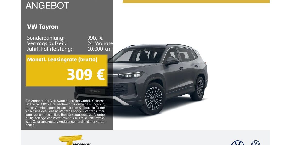 VW Tayron 29.511 km 33.990 &euro; Marl 45770