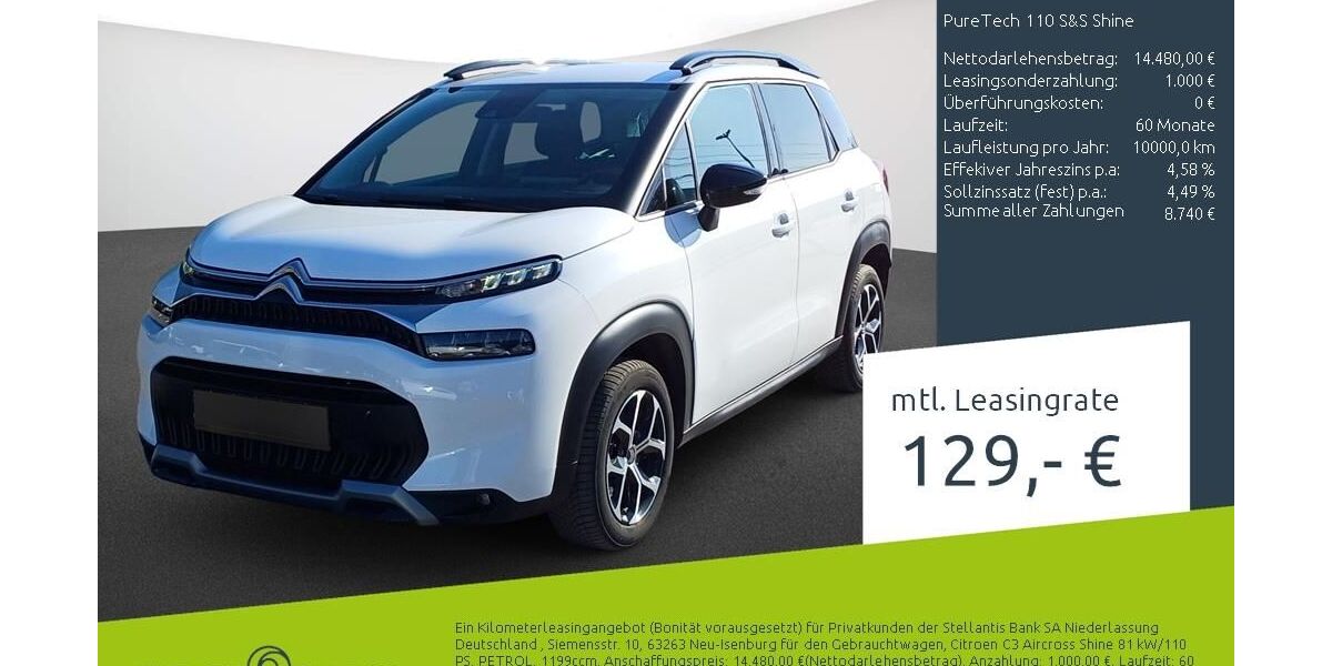 Citroen C3 Aircross 19.360 km 15.230 &euro; Borken 46325