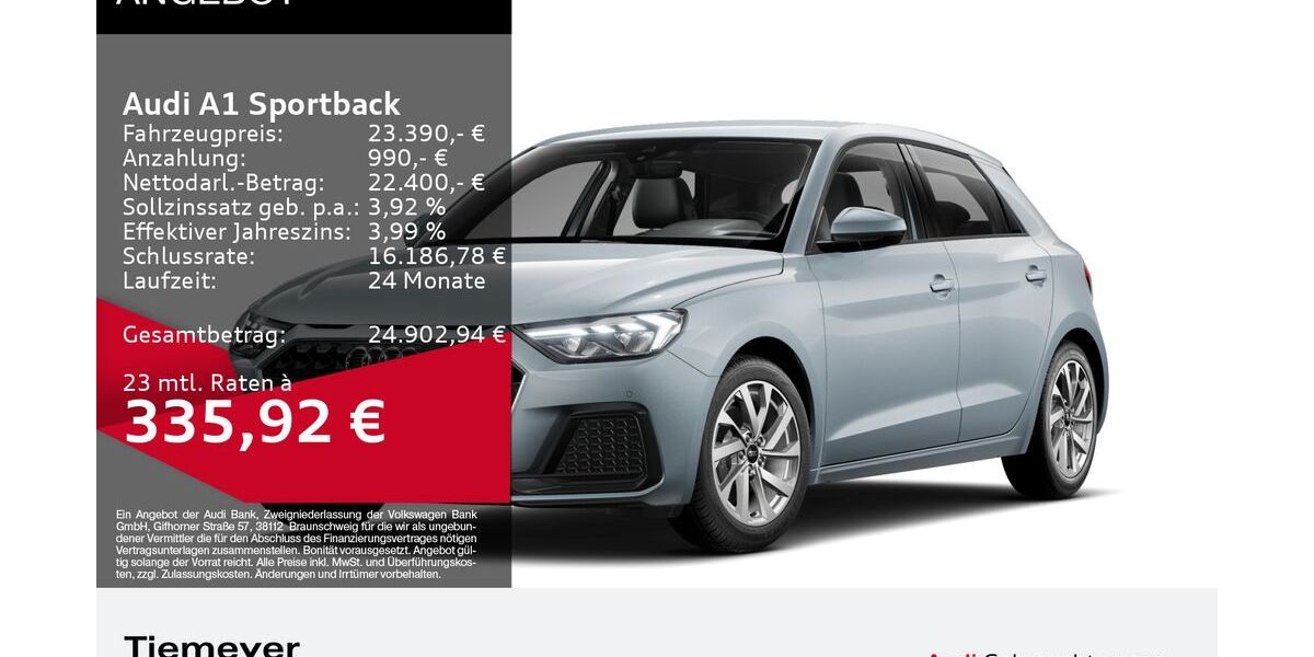 Audi A1 25.232 km 22.980 &euro; Bochum 44809