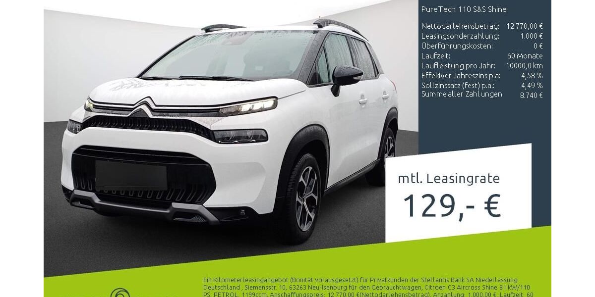 Citroen C3 Aircross 26.694 km 13.289 &euro; Borken 46325