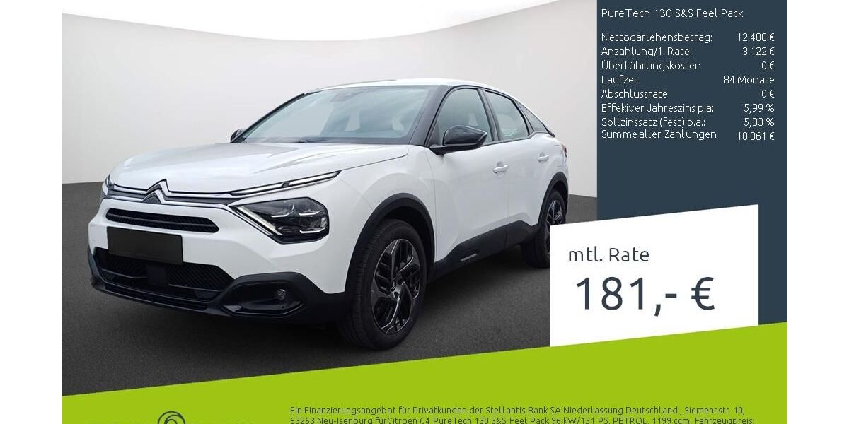 Citroen C4 27.319 km 15.444 &euro; Borken 46325