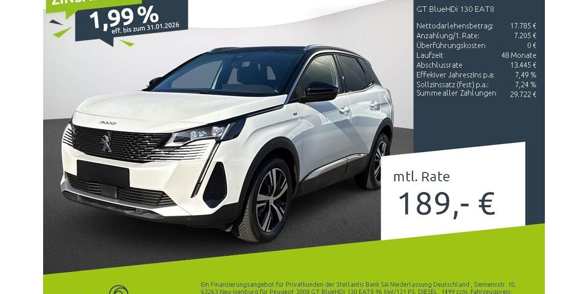 Peugeot 3008 25.560 km 25.478 &euro; Dülmen 48249