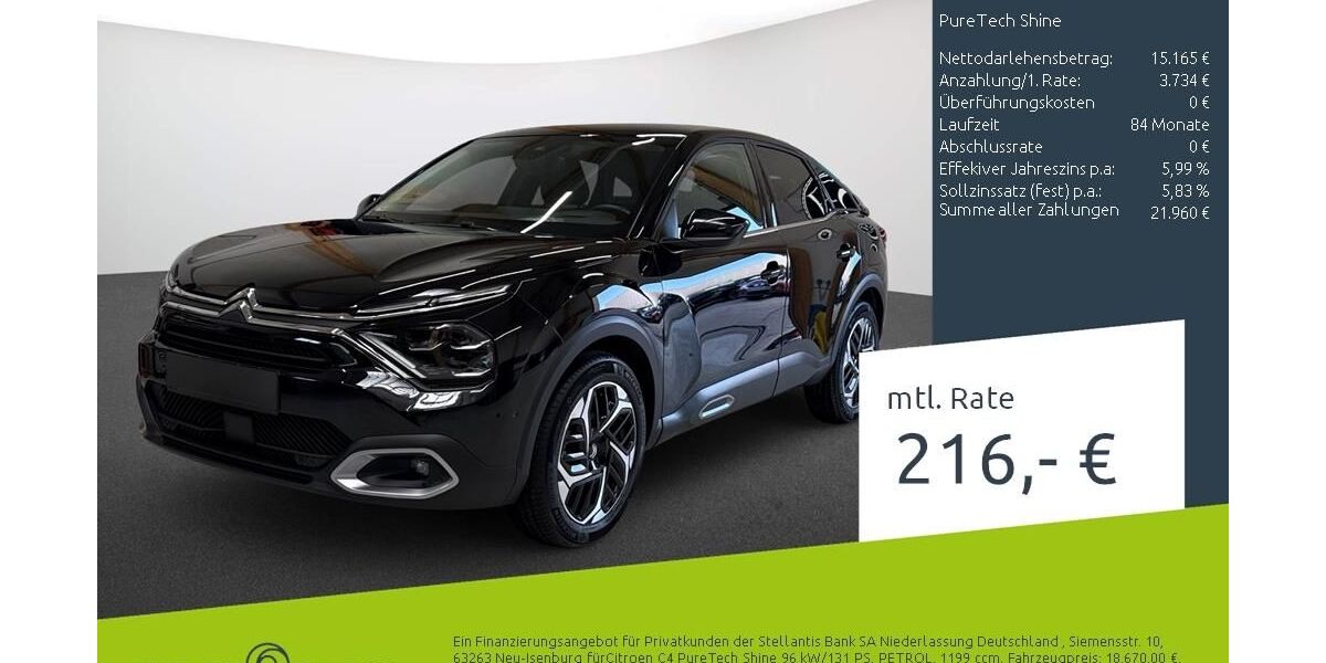 Citroen C4 21.663 km 18.899 &euro; Dülmen 48249