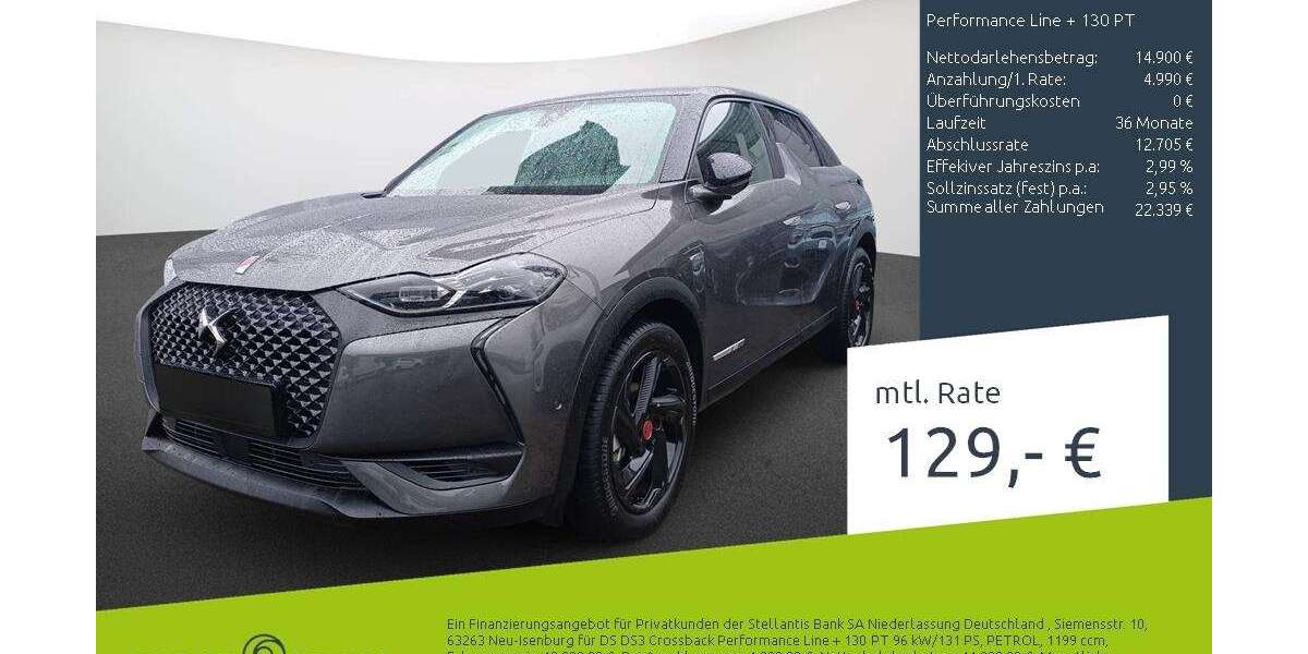 DS Automobiles DS 3 Crossback 24.351 km 19.170 &euro; Borken 46325