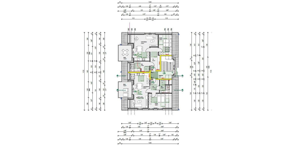 Etagenwohnung Borken - 2 Zimmer, 66 m&sup2;, 950&euro; | Angebot:26050251