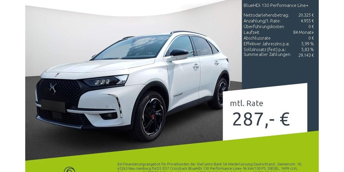 DS Automobiles DS7 (Crossback) 36.615 km 23.740 &euro; Borken 46325