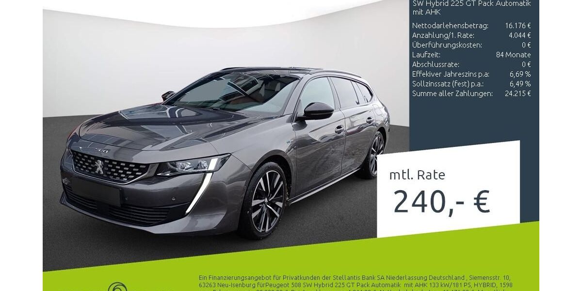 Peugeot 508 74.534 km 20.220 &euro; Borken 46325