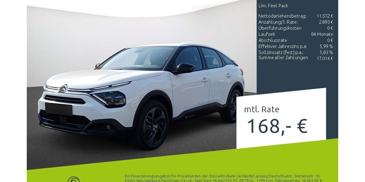 Citroen C4 37.267 km 14.215 &euro; Borken 46325