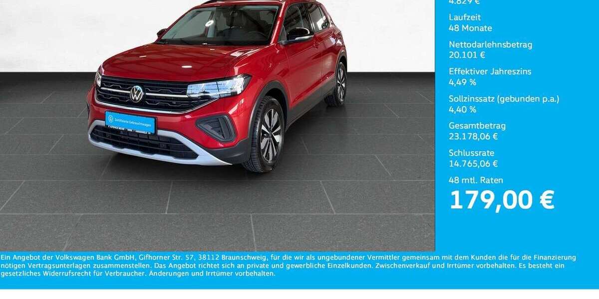 VW T-Cross 6.645 km 24.930 &euro; Wesel 46485