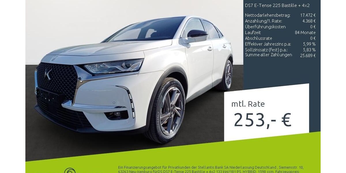 DS Automobiles DS7 (Crossback) 19.252 km 21.840 &euro; Borken 46325