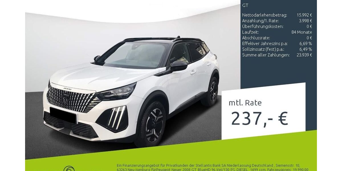 Peugeot 2008 44.915 km 19.899 &euro; Dülmen 48249