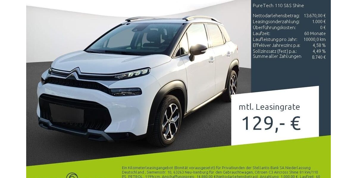 Citroen C3 Aircross 12.768 km 13.789 &euro; Borken 46325