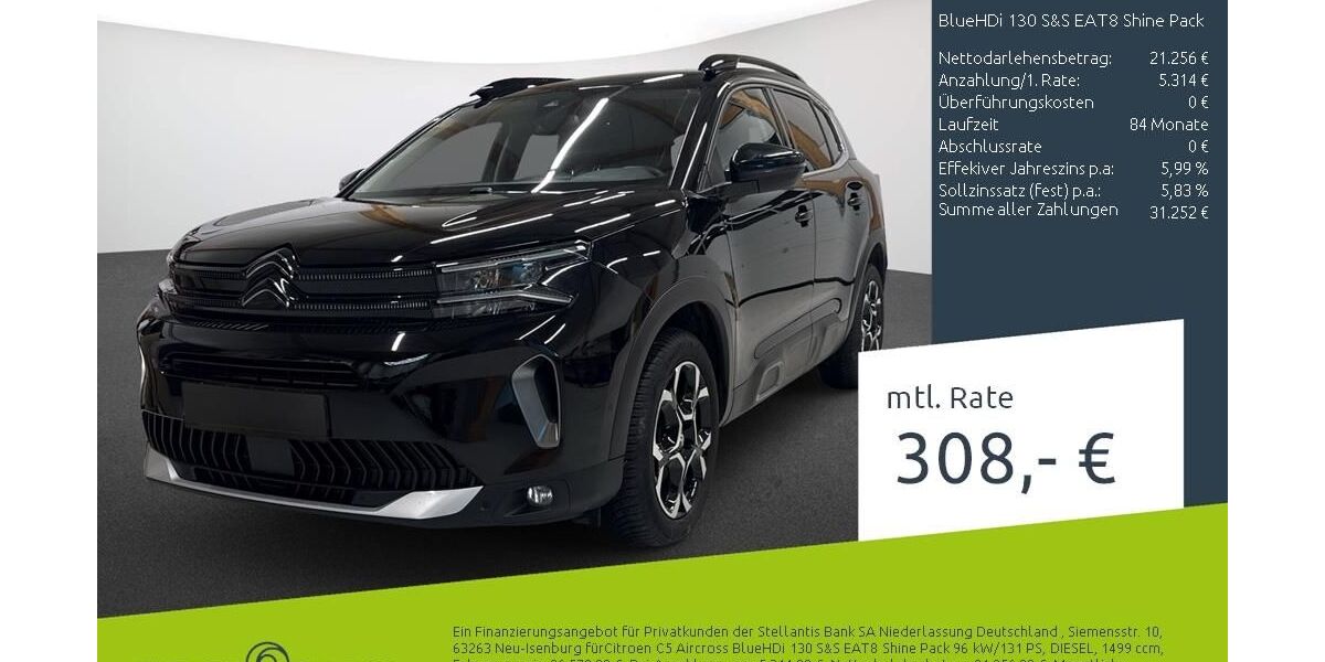 Citroen C5 Aircross 38.200 km 26.570 &euro; Dülmen 48249