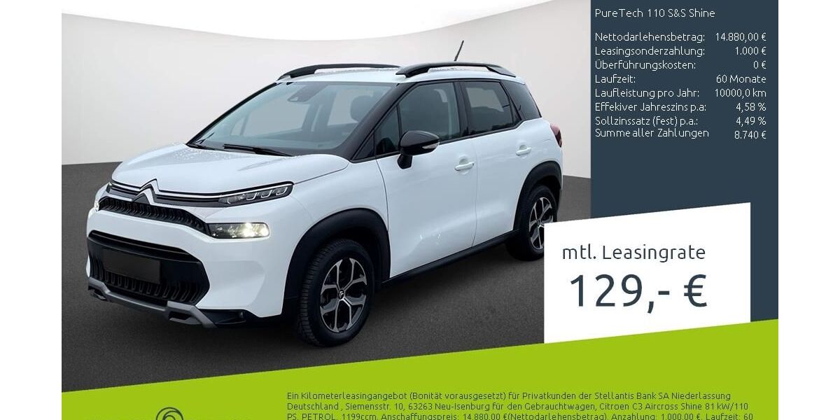 Citroen C3 Aircross 11.395 km 13.470 &euro; Borken 46325