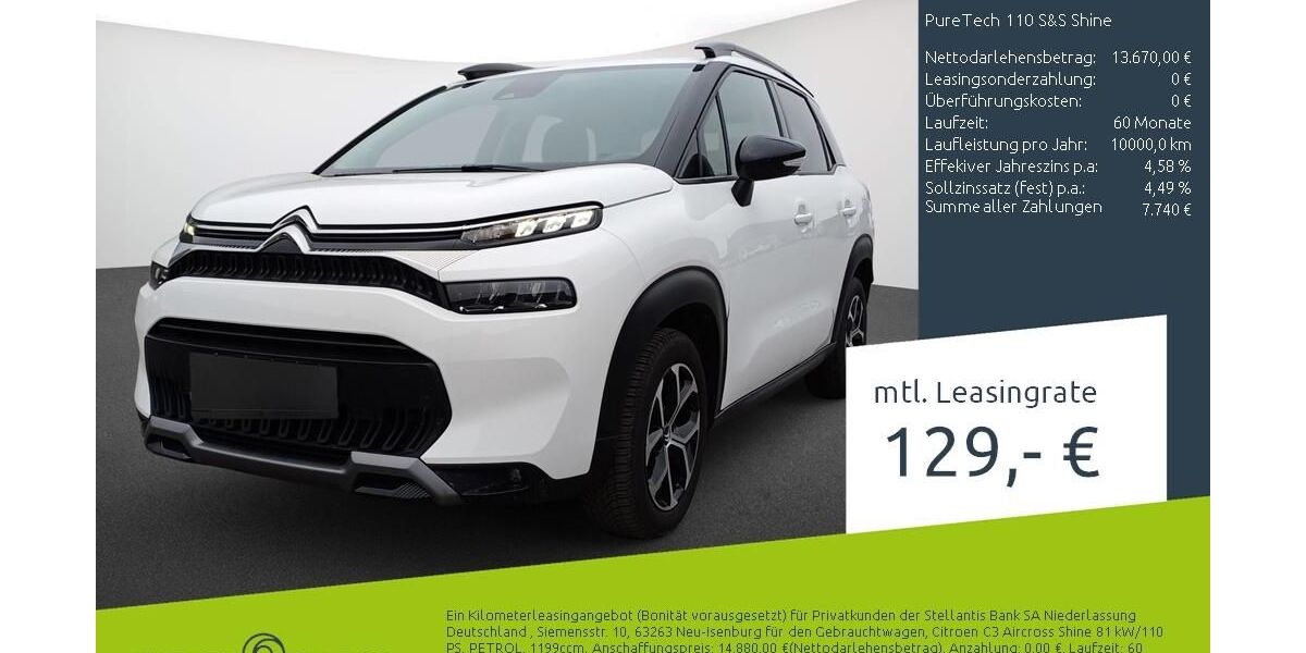 Citroen C3 Aircross 13.782 km 13.270 &euro; Borken 46325
