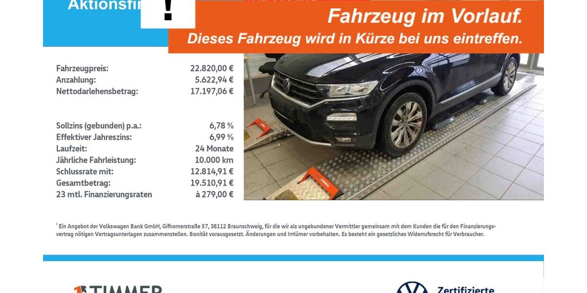 VW T-Roc 79.946 km 22.820 &euro; Borken 46325