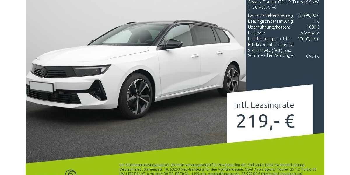 Opel Astra 7.000 km 25.990 &euro; Borken 46325