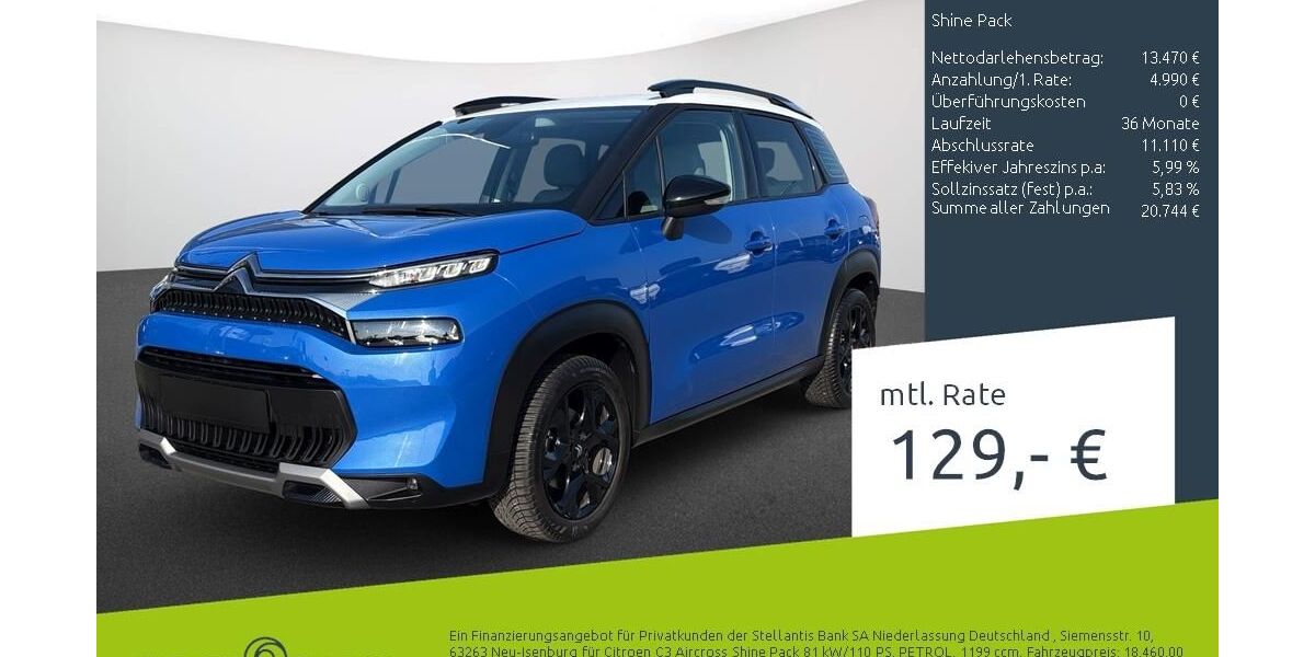 Citroen C3 Aircross 20.026 km 19.170 &euro; Borken 46325