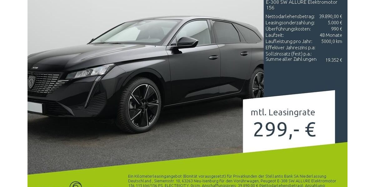 Peugeot 308 5.960 km 36.540 &euro; Dülmen 48249