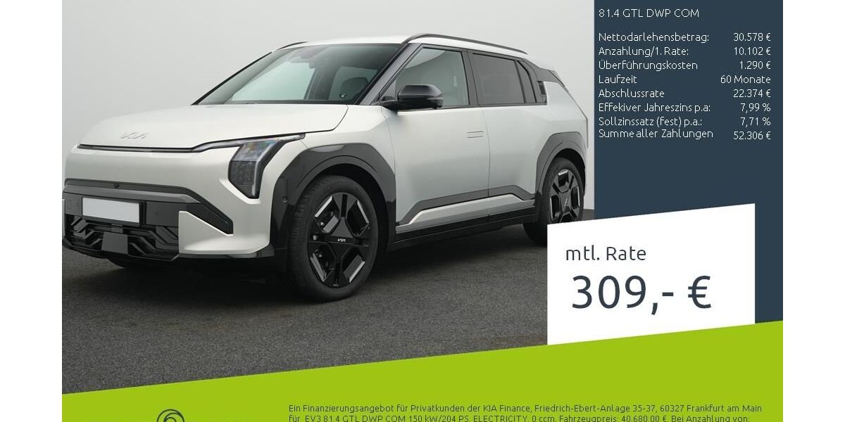 Kia EV3 8.900 km 38.630 &euro; Borken 46325