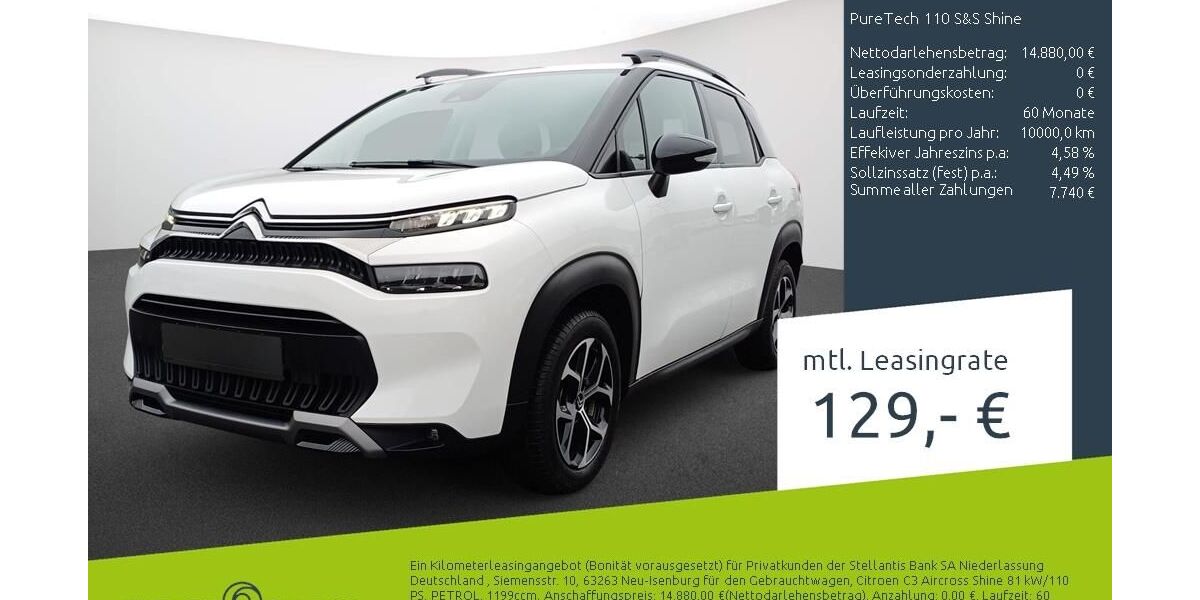 Citroen C3 Aircross 18.853 km 14.340 &euro; Borken 46325
