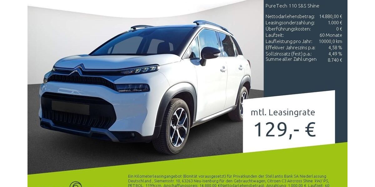Citroen C3 Aircross 10.182 km 15.489 &euro; Borken 46325