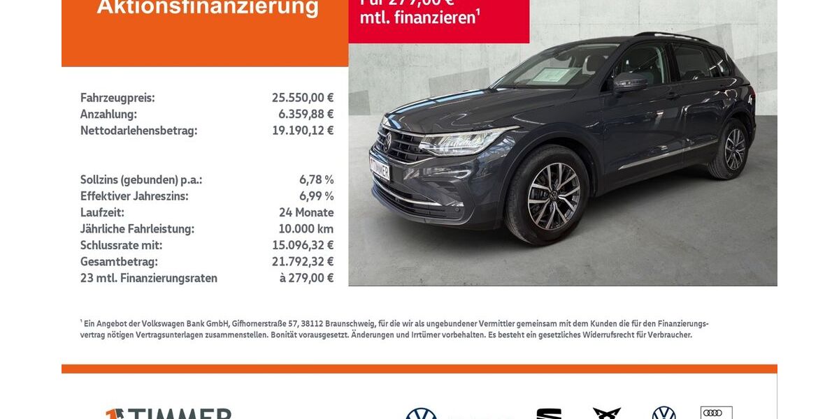 VW Tiguan 92.519 km 25.550 &euro; Dülmen 48249